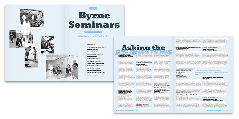 First-Year Seminar Catalogs 2011-2012