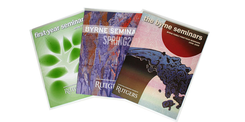 Byrne Seminar catalog covers