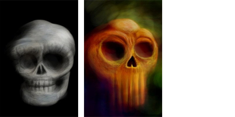 Skull and a Skullier Skull
