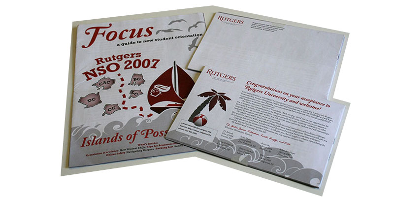 Cover of Focus 2007, an informational newsletter sent to incoming new students